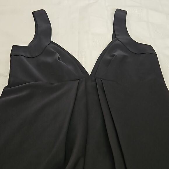 Calvin Klein Maternity Robe Slip-On Midi Dress With Low Back Black 6 - Picture 11 of 16